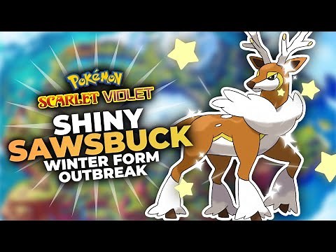 SHINY SAWSBUCK (Winter Form) from an OUTBREAK!