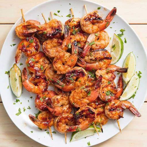 This Grilled Shrimp has the most ADDICTIVE sauce. Full recipe: http://dlsh.it/2Sn9oW7 | Delish