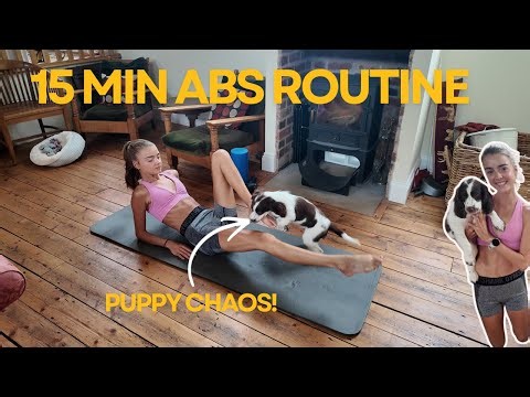 Can You Finish This 15 Minute Ab Workout With My Puppy Distracting You?