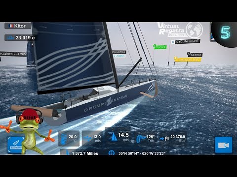 Virtual Regatta - Vendée Globe - Jour 5 - Gameplay FR | Let's Play
