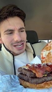 7.6K views · 173 reactions | New Wendy’s Pretzel Baconator Review #fastfoodreview #foodreview #fastfood #Foodie #wendys #viral #foodshow #mukbang | Nik Metcalf Food Reviews | Facebook