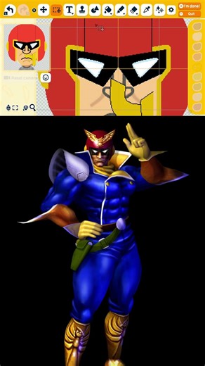 How to make Captain Falcon from F-Zero #captainfalcon #fzero