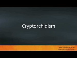 Pronunciation of the word(s) "Cryptorchidism".