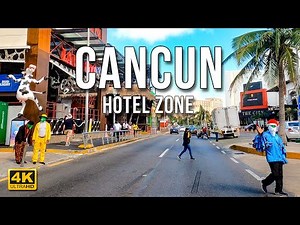 Cancun Hotel Zone Scenic Drive [4K] | Cancun | Quintana Roo | Mexico