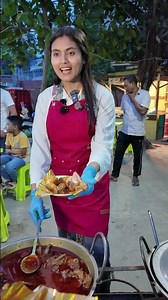 কয় পিস মাংস দিলো দেখুন #serafood #shorts #viral #trending #2026 #streetfood #cooking #funny