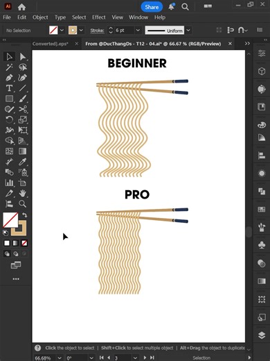 Mastering Noodle Drawing in Adobe Illustrator 2026
