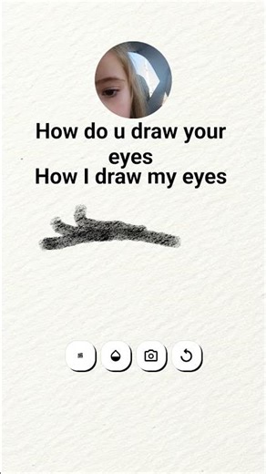how do u draw your eyes