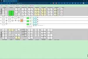 三位量子搜索Grover算法的量子电路的搭建