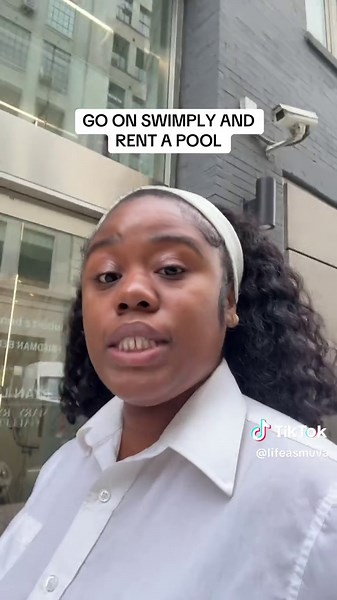 Go on swimply.com and rent a pool for a few hours with ya home girls 🫶🏽 #poolday #swimply #nycdateideas #thingstodoinnyc