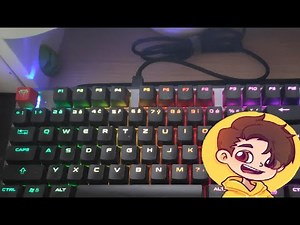 Outemu red switches sound test.