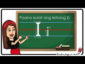 Paano isulat ang letrang Ii | Teacher Cogie