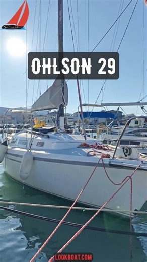 Look Boat on Instagram: "The Ohlson 8.8 is a classic and well-maintained sailing yacht, ready to set sail without the need for any additional work. Powered by a Yanmar 3GM 29HP engine (2283 hours) it ensures reliable performance for cruising. The boat is equipped with a Raymarine ST2000 autopilot, Raymarine ST60 Tridata (depth-speed meter), and Raymarine ST60 wind instrument, providing excellent navigation and control. Handling is made even easier with an electric anchor winch with remote contro