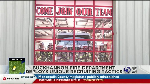 Buckhannon Fire Department using unique recruiting tools