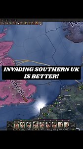 Invading Southern UK in Hearts of Iron 4