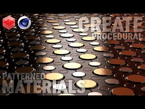How to Create Procedural Pattern Materials in Redshift - Cinema 4D Tutorial