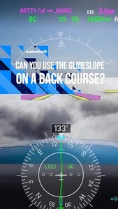 6.4K views · 116 reactions | Can you use the glideslope on a back course approach? #learntofly #instrumentpilot #studentpilot #flighttraining #aviation | Boldmethod | Facebook