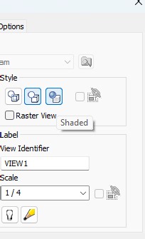 Importing Part-Model Reference Image into Drawing Environment