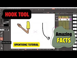 OpenToonz Tutorial: Character animation and more with the Hook Tool in OpenToonz