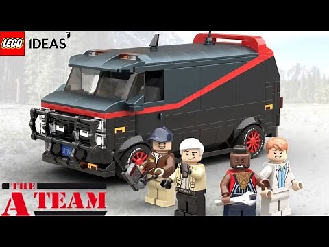 New Lego The A-Team: Van And Crew (Lego Ideas)