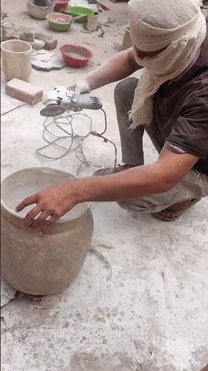 Garden Fiberglass Flower Pot Mold Making Process