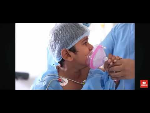 Kid underwent a anesthesia surgery @surgery