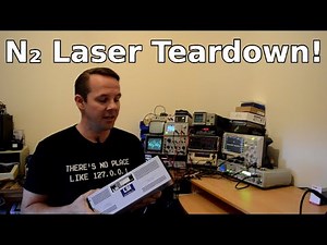 Nitrogen Laser tear down, power up, and Home Made Dye Laser Demonstration