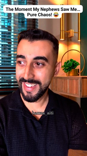 The Moment My Nephews Saw Me... Pure Chaos! 😱 #comedy #reels #funny #viral #explore | hamza_aiti