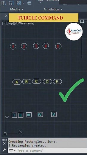Create Circles Automatically For Text in AutoCAD!