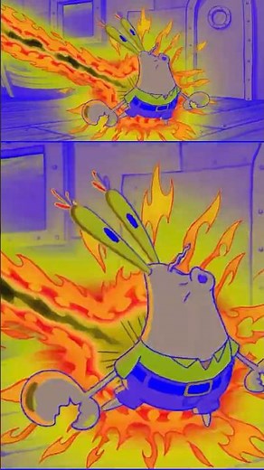 SpongeBob Movie - Mr. Krabs Is ON FIRE?!! (Sponsored by: Gamavision Csupo Effects)