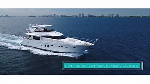 1.1K views · 51 reactions | “Silver Lining”, a 2008 75’ Viking Princess Sport Cruiser, is a poised and elegant lady available for viewing at Yacht Walk today, June 2nd, at Harbour Towne Marina in Dania Beach between 10 AM and 4 PM! Contact HMY Yacht Sales Professional Jim Henson at 206-949-1647. RSVP on HMY Events: https://www.hmy.com/article/yacht-walk-at-harbour-towne-marina/366 | HMY Yacht Sales | Facebook