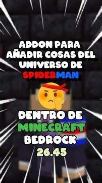 Mods de MCPEDL || Spider Man Project Addon || Minecraft Bedrock #minecraft #addon