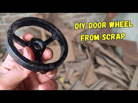 DIY Swing Gate Guide Wheel from Scrap | Workshop Fabrication Build