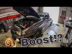 SINGLE TURBO GTO HITS THE DYNO! SBE LS2 MAKES GREAT POWER ON LOW BOOST!