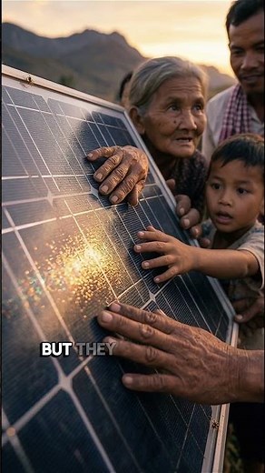 [Part2]-One Solar Panel Changed Everything for This Community #solarpower #greenenergy #shorts