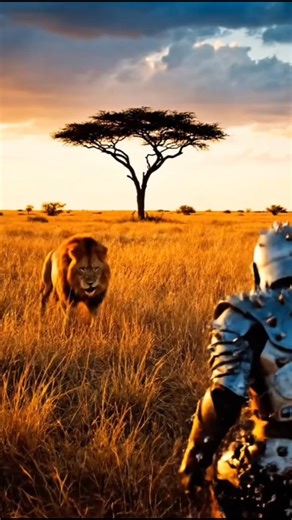 "1 Tigers Take On A Spiky Robot! | Epic Savanna Battle 4K Cinematic Animation" #TigersVsRobot