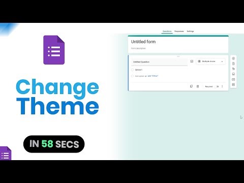How to Change Theme of Google Form [easy]