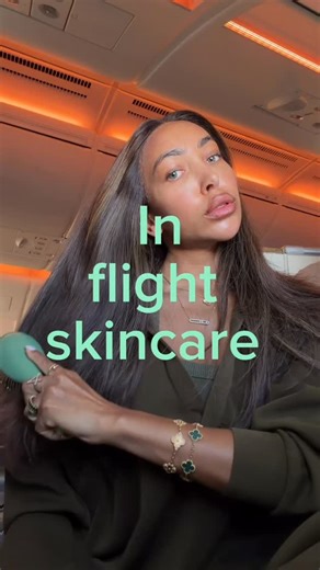 A I M É E - R O S E | In flight skincare ✈️☁️ Comment 'skin' to be sent the skincare links 🫧 @labonnebrosse brush @spacenk vanity bag @clinisoothe skin... | Instagram