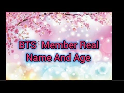 BTS members real name and ages