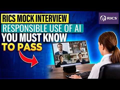 RICS RESPONSIBLE USE OF ARTIFICIAL INTELLIGENCE: EXPLAINED FOR APC CANDIDATES