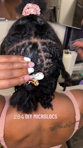 DIY Microlocs Installation Tutorial by Adira Kalon