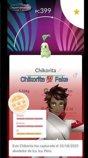Chikorita 💯 Fake Evolution #pokemongo #chikorita #💯 #fake #evolution #background
