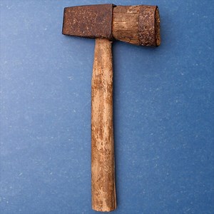 Restoring old wooden mallet used in wine barrel woodwork | Innovative Panda