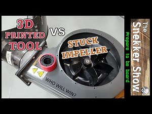 Can a 3D Printed Tool Free a Stuck Impeller? | Harbor Freight Dust Collector Wen Impeller Upgrade