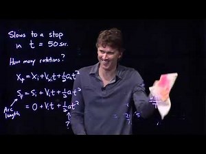 Rotational Motion - Merry Go Round Slowing Down | Physics with Professor Matt Anderson | M12-03