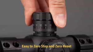 CVLIFE BearPower FFP Rifle Scope - First Focal Plane Scope with Illuminated Reticle, Zero Stop, Parallax Adjustment, Scope Rings - Long Range Riflecope for Hunting 30mm Tube