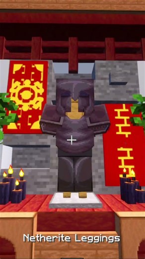 Minecraft Chinese Style Armour Stand 🏯 Easy Build! #minecraft #minecraftbuild #minecraftguide