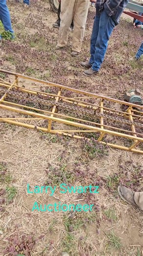 A hay elevator sold for what? #auction #sold #haybales #farmequipment | Country Road Bidding