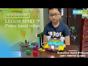 Robotic Hand using LEGO® SPIKE™ Prime kit by Aaryaman
