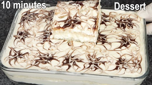10 minutes bread dessert recipe | easy dessert. | Hands Touch