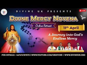 (LIVE) Divine Mercy Novena (11 April 2026) Divine UK